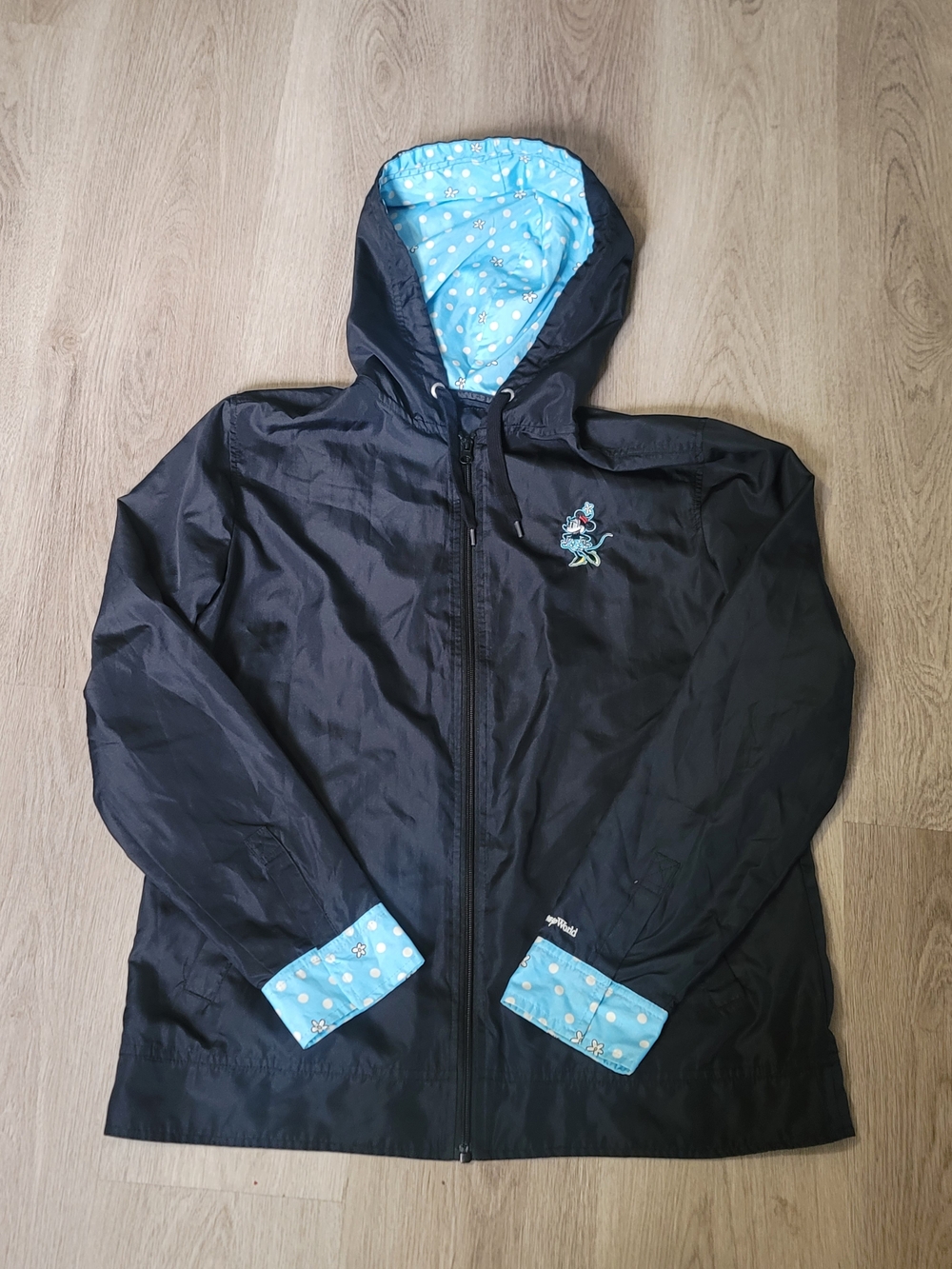Disney Black Jacket with Mesh Panel